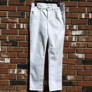 Lands End white Jeans